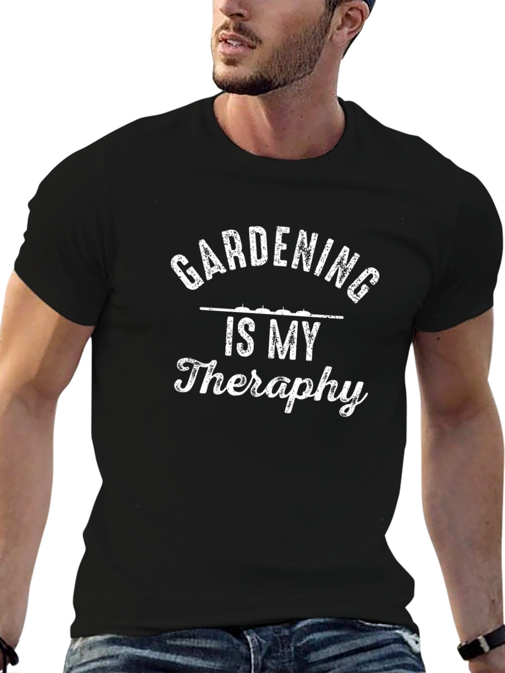 Gardening Is My Therapy Graphic Tee