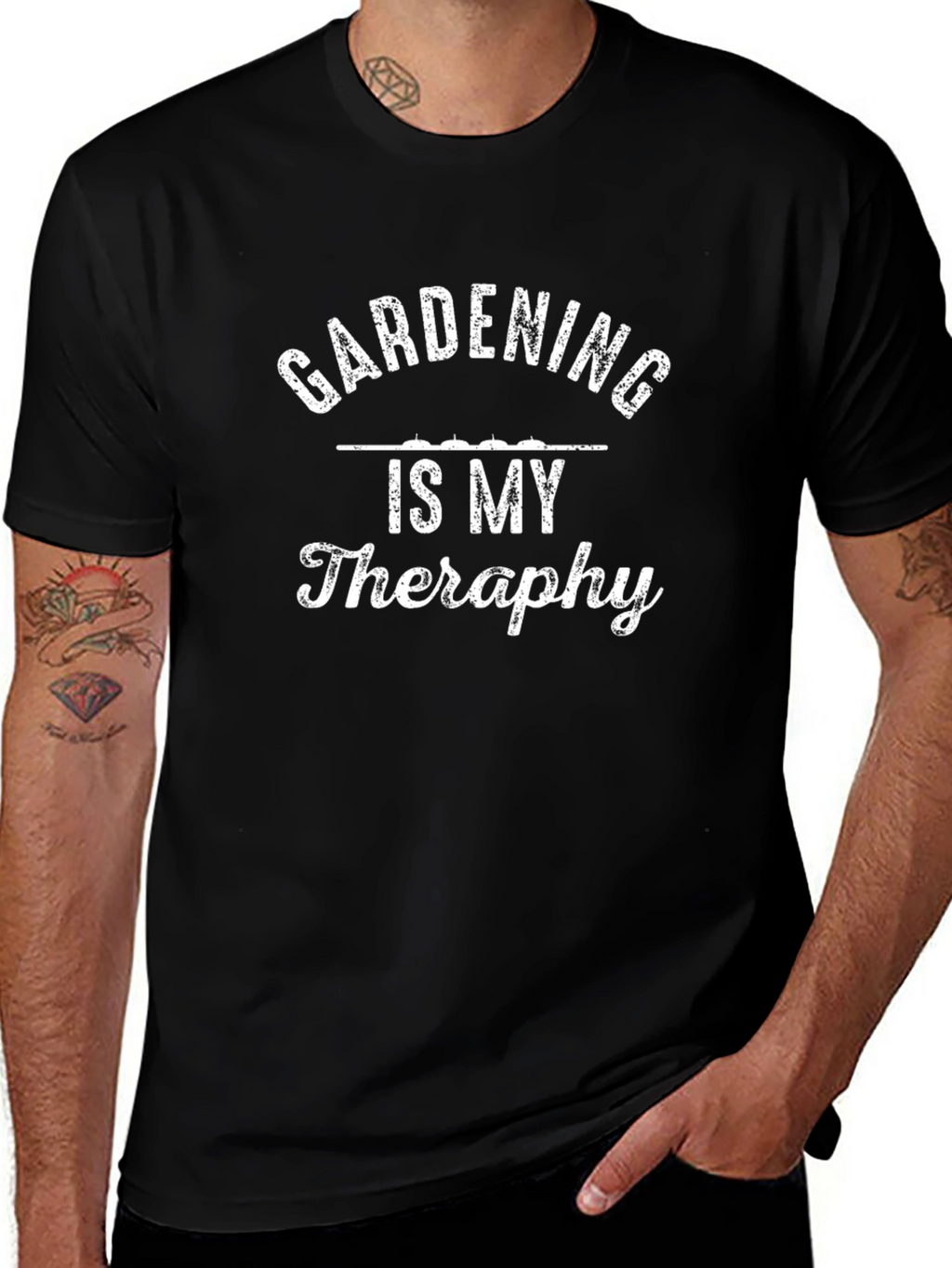 Gardening Is My Therapy Graphic Tee