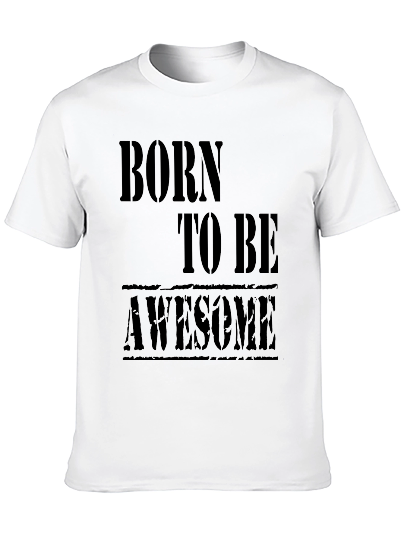 Born to be Awesome Black T-Shirt
