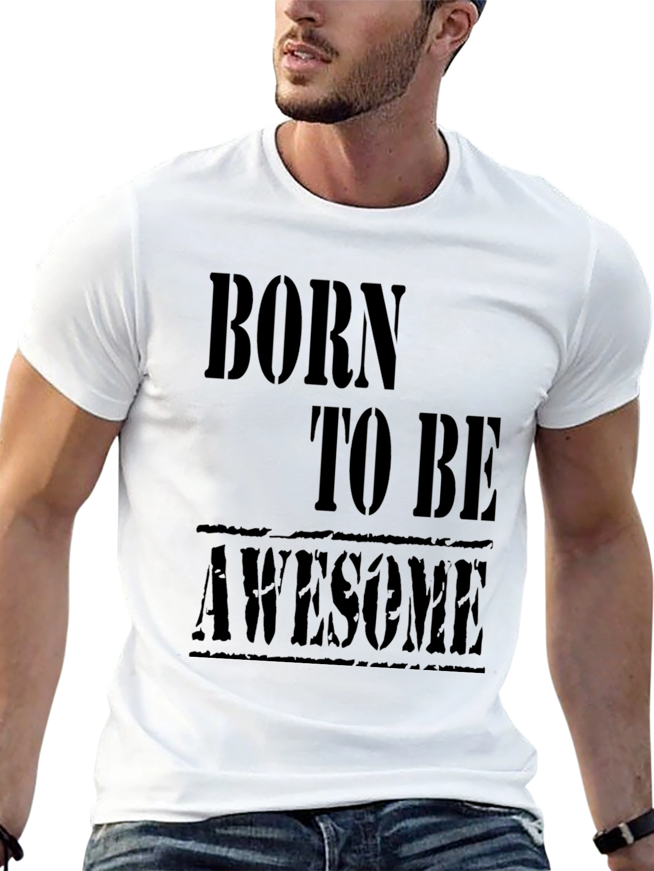 Born to be Awesome Black T-Shirt
