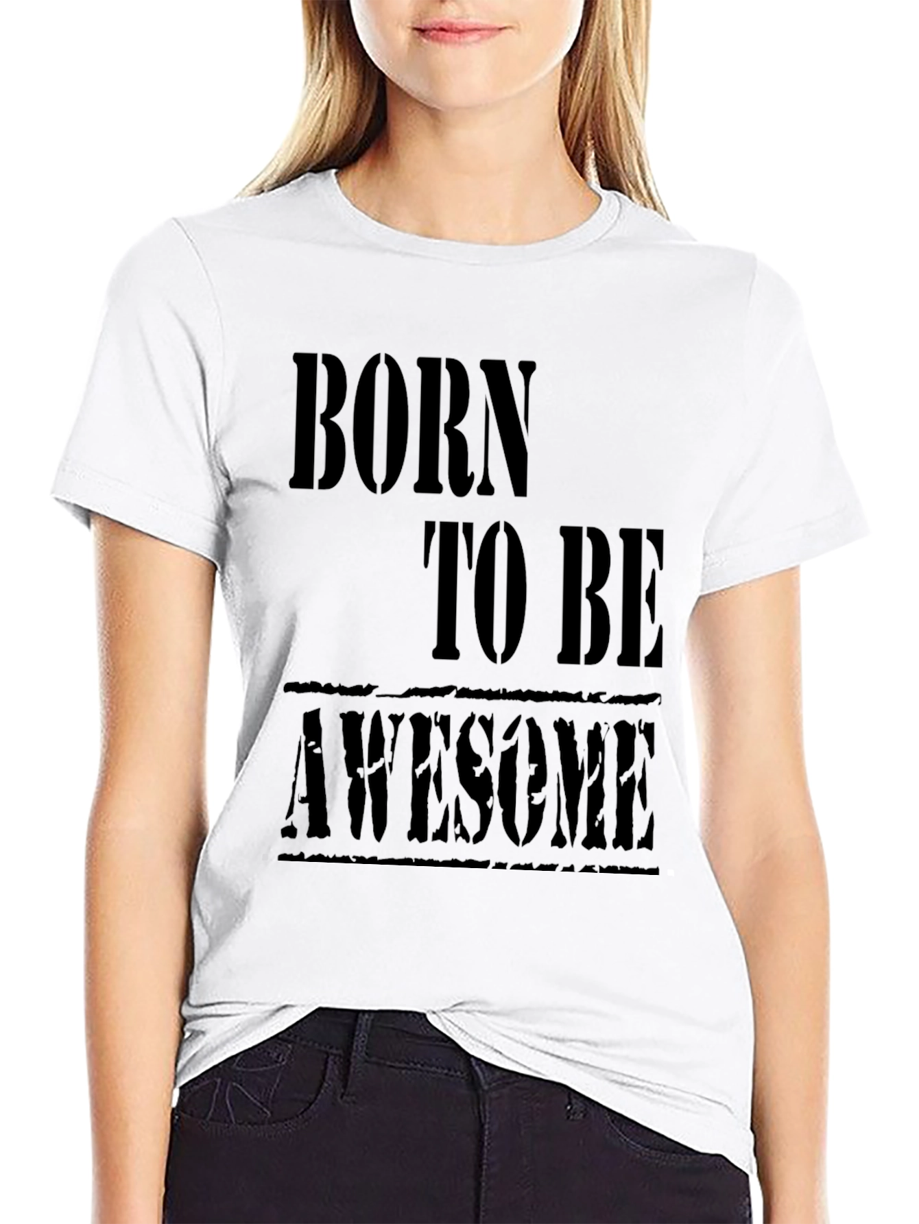 Born to be Awesome Black T-Shirt