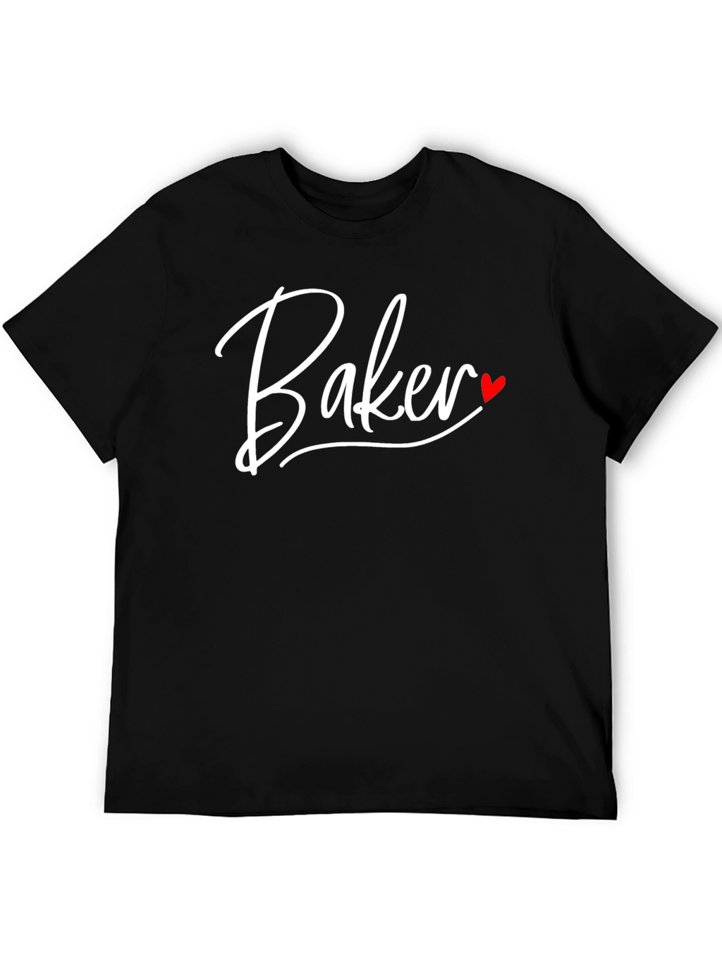 Baker Heart Graphic Black T-Shirt
