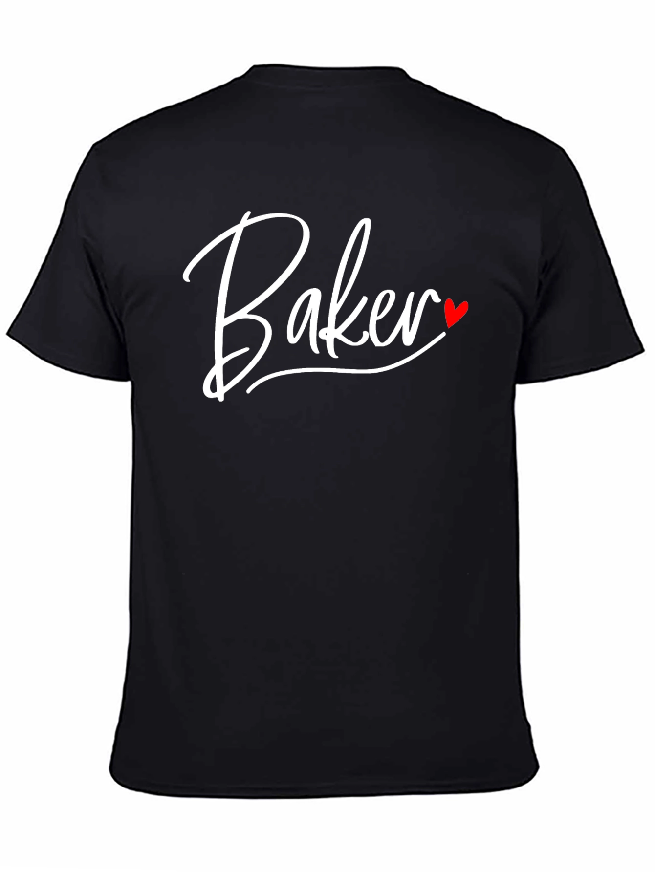 Baker Heart Graphic Black T-Shirt