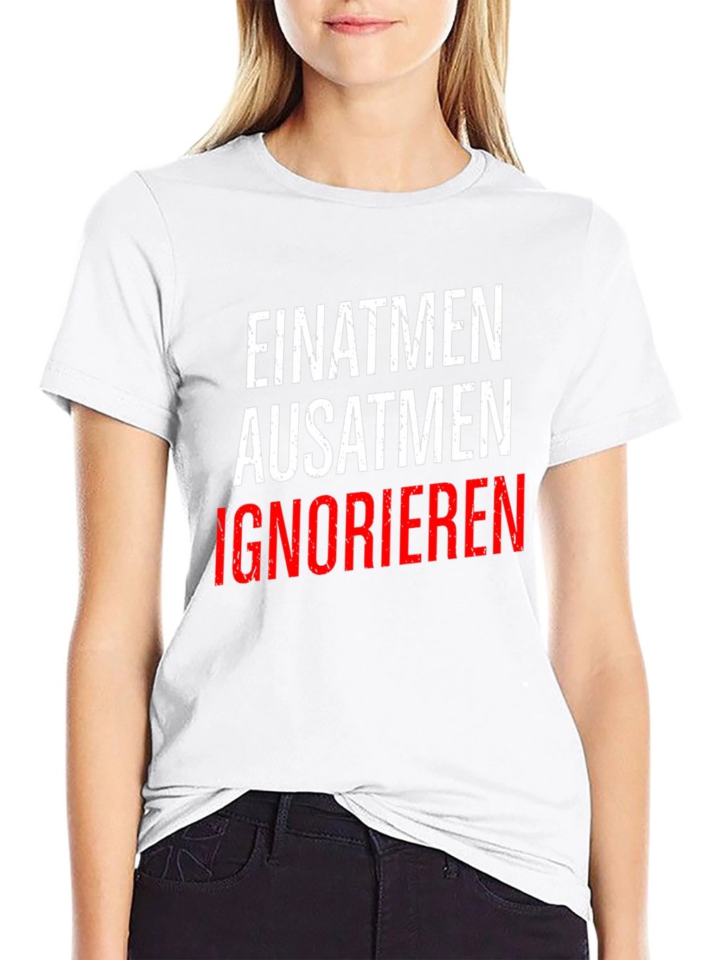 Einatmen Ausatmen Ignorieren T-Shirt