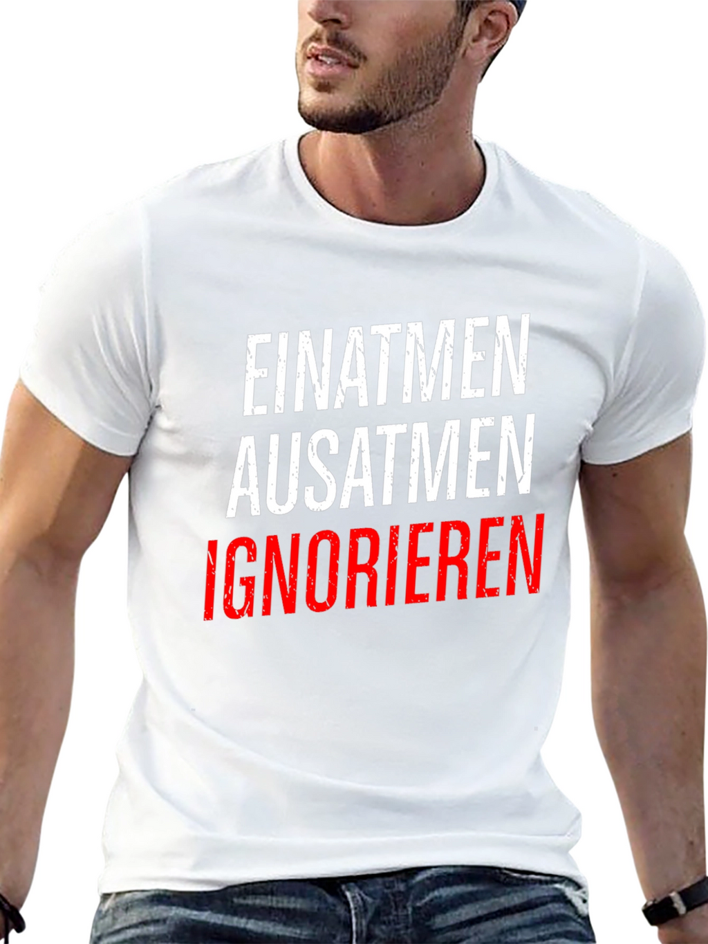 Einatmen Ausatmen Ignorieren T-Shirt