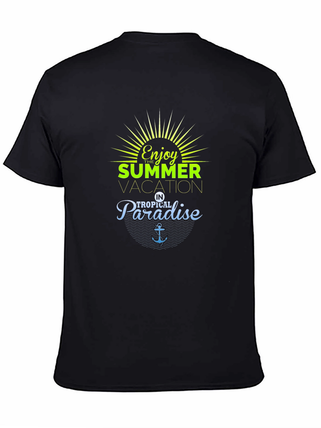 Enjoy Summer Vacation in Tropical Paradise T-Shirt