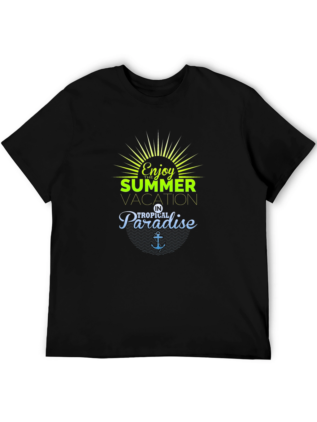 Enjoy Summer Vacation in Tropical Paradise T-Shirt