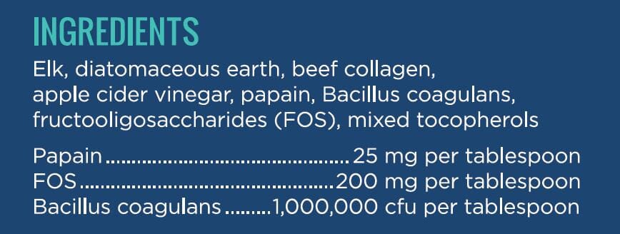 Dr. Tim's Freeze Dried Elk Probiotic Pet Supplement