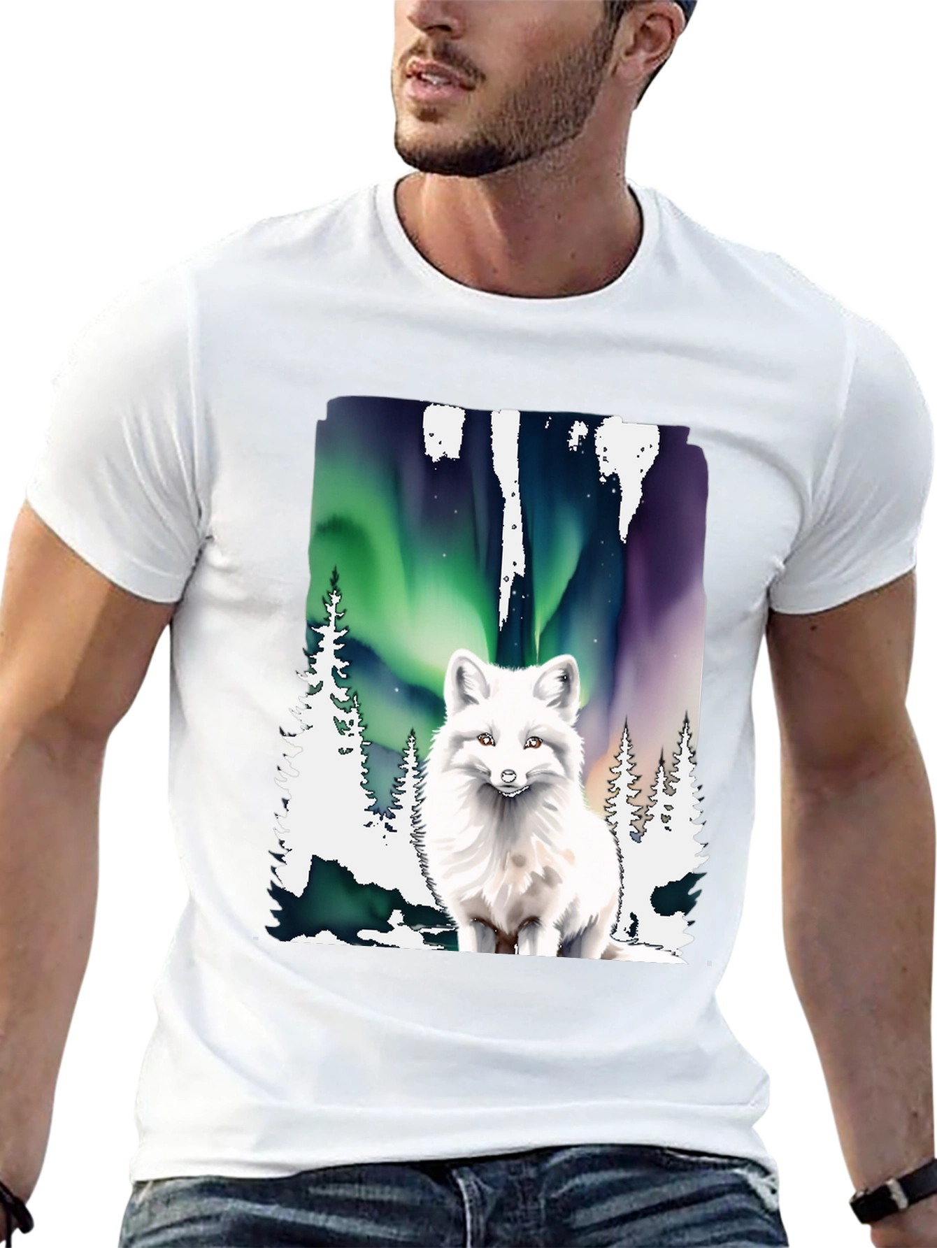 Arctic Fox Aurora T-Shirt