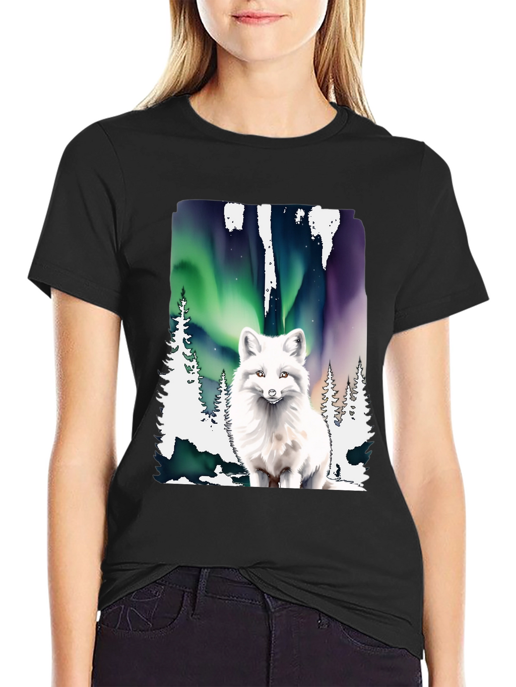 Arctic Fox Aurora T-Shirt