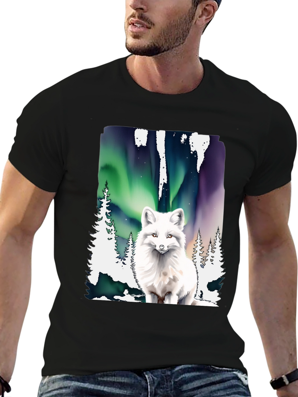 Arctic Fox Aurora T-Shirt