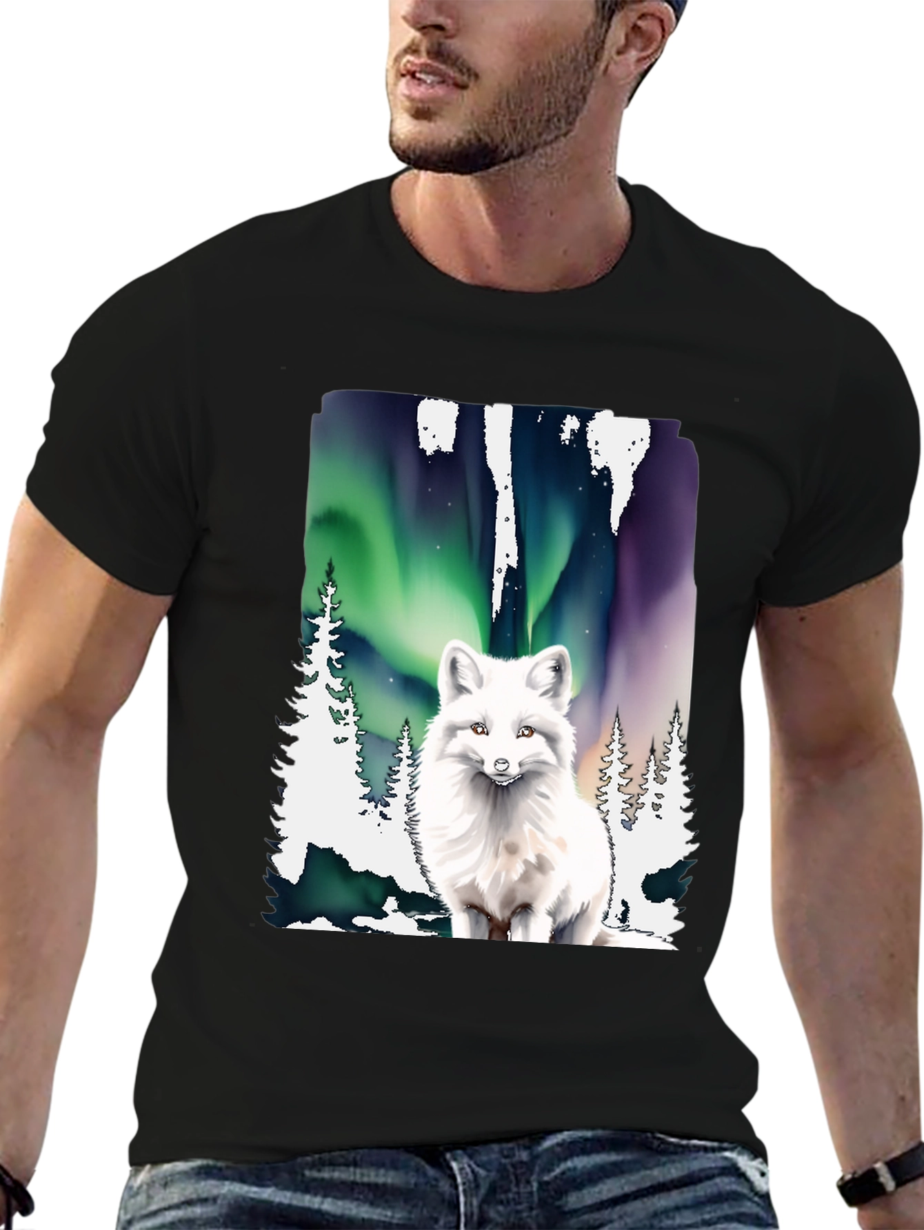 Arctic Fox Aurora T-Shirt