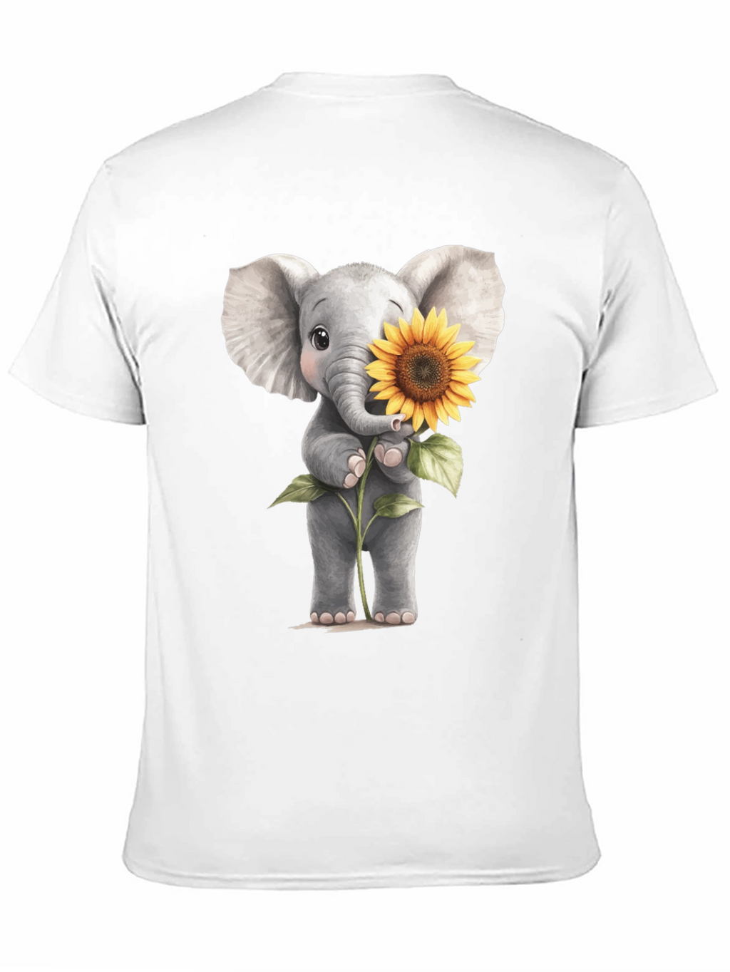 Elephant & Sunflower Graphic Tee