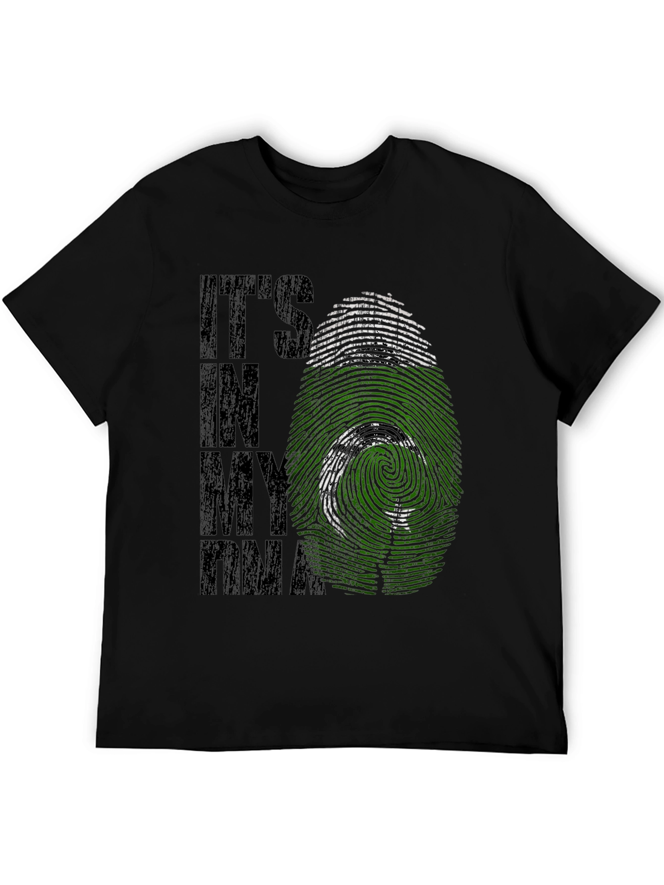 Pakistan Flag DNA Graphic Tee - Black