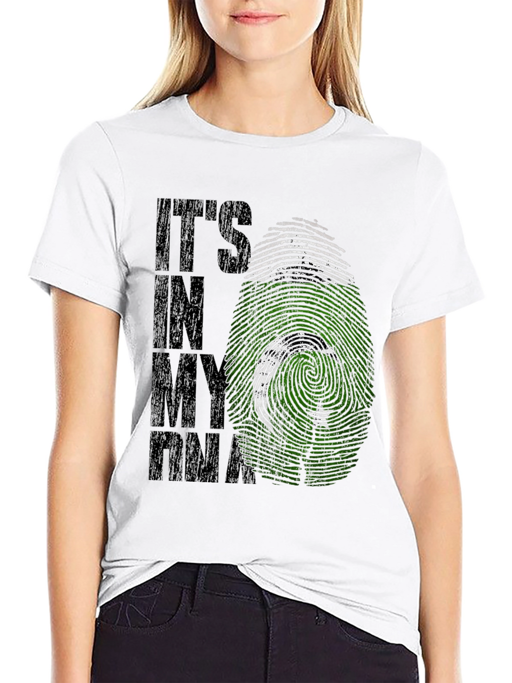 Pakistan Flag DNA Graphic Tee - Black