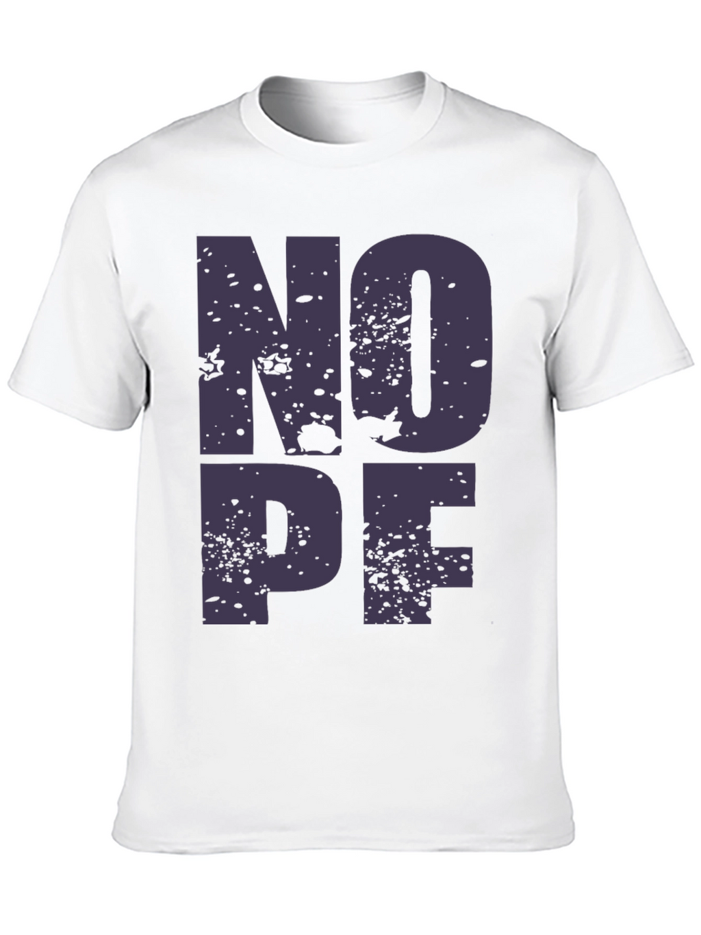 NOPE Graphic T-Shirt - Casual Black Tee
