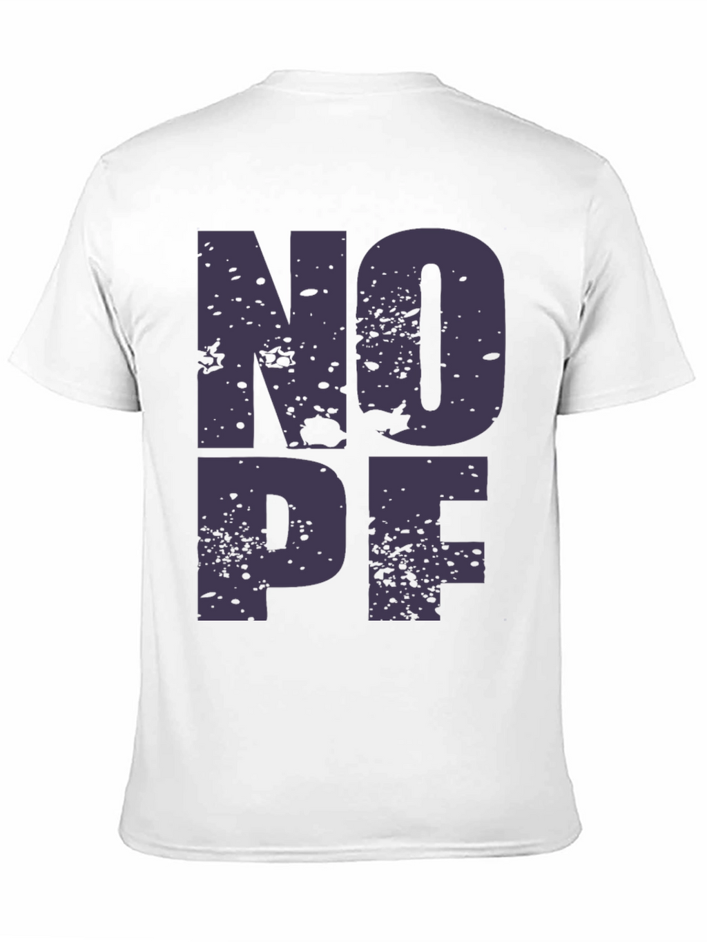 NOPE Graphic T-Shirt - Casual Black Tee