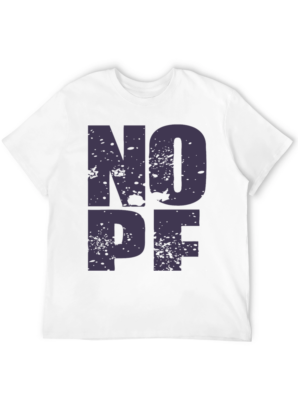 NOPE Graphic T-Shirt - Casual Black Tee