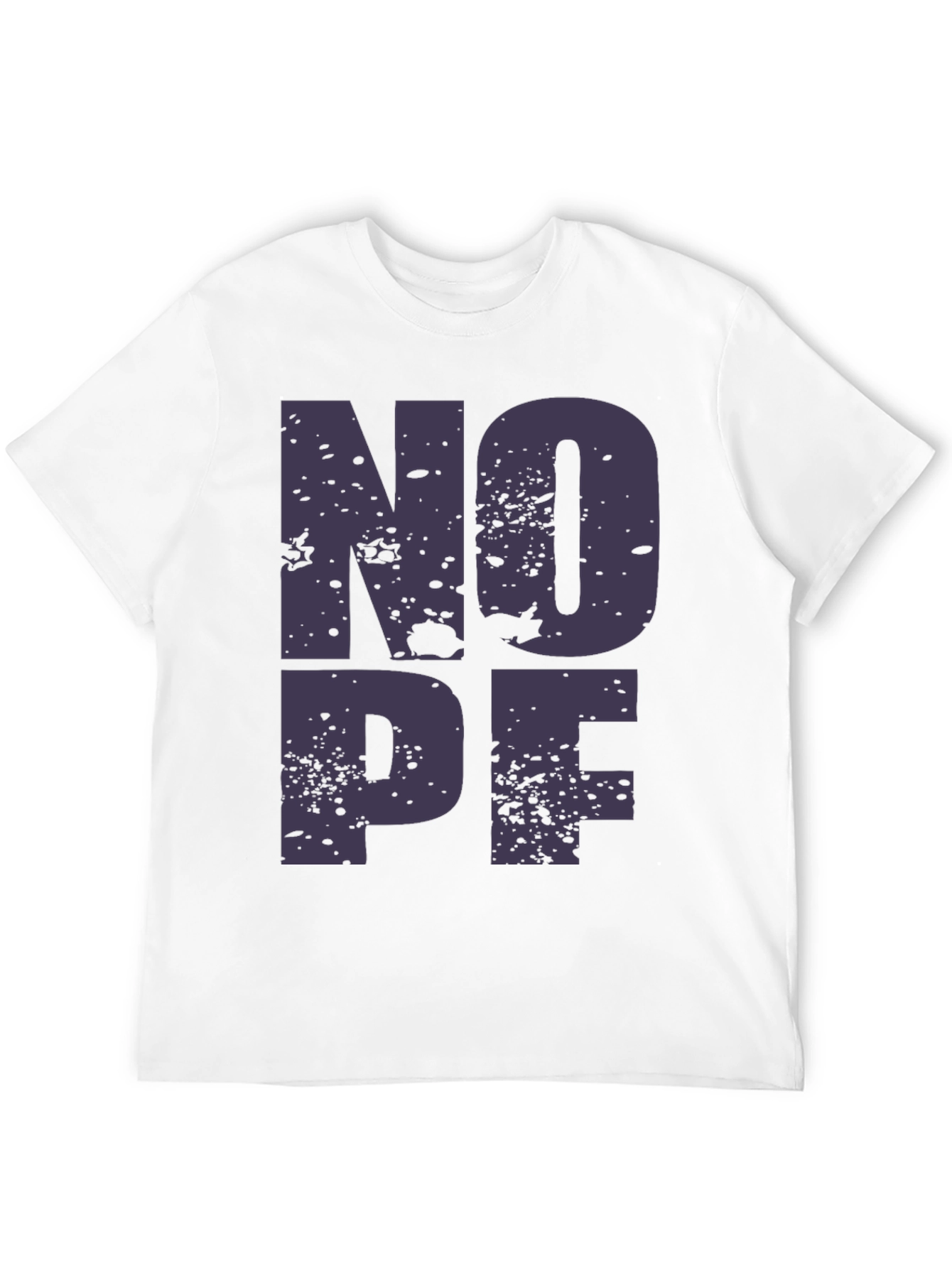 NOPE Graphic T-Shirt - Casual Black Tee