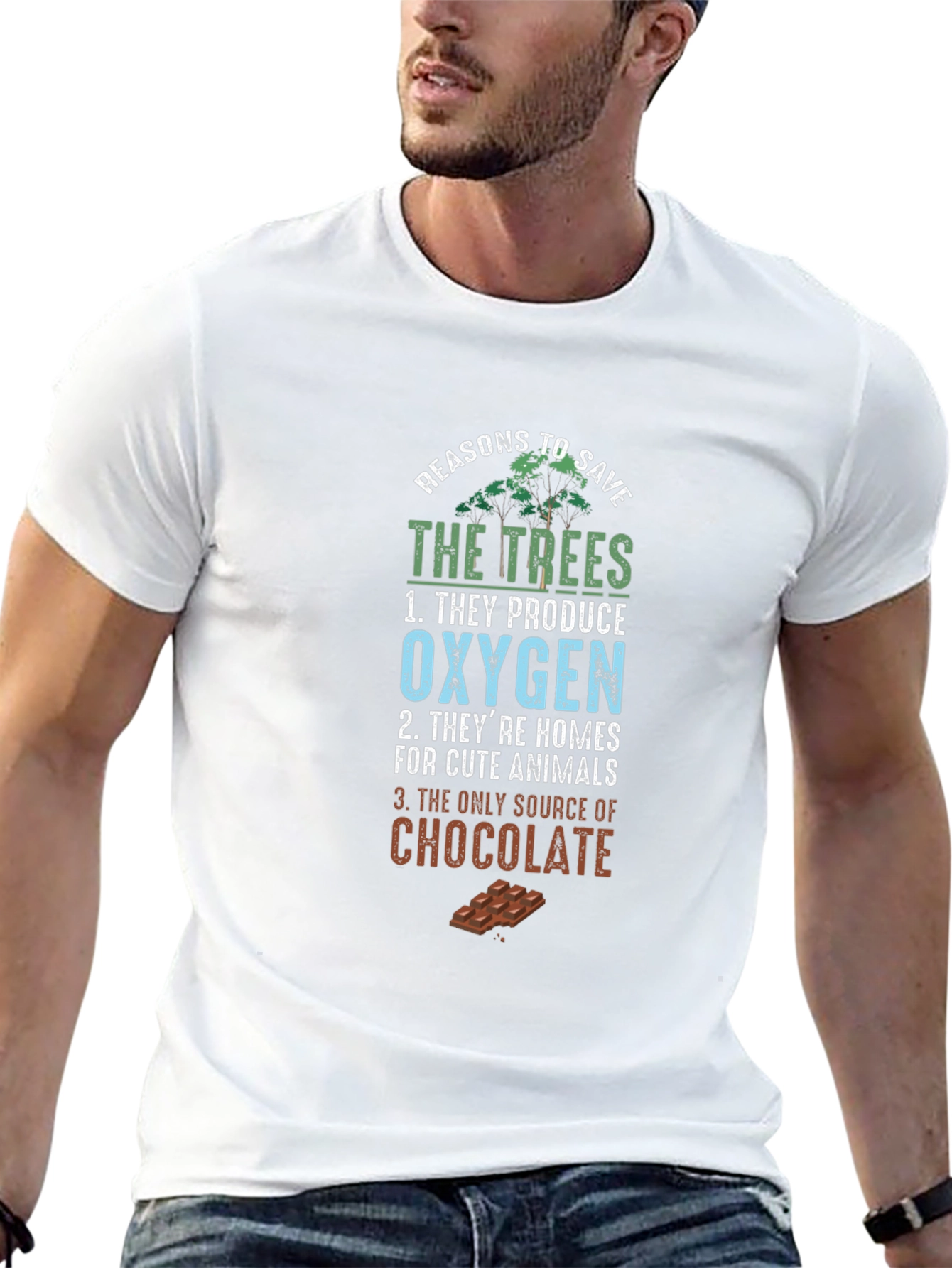 Reasons to Save the Trees Graphic Tee