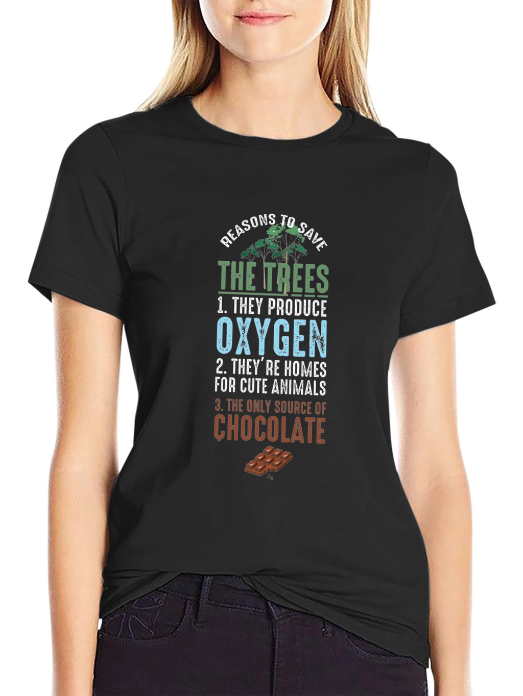 Reasons to Save the Trees Graphic Tee