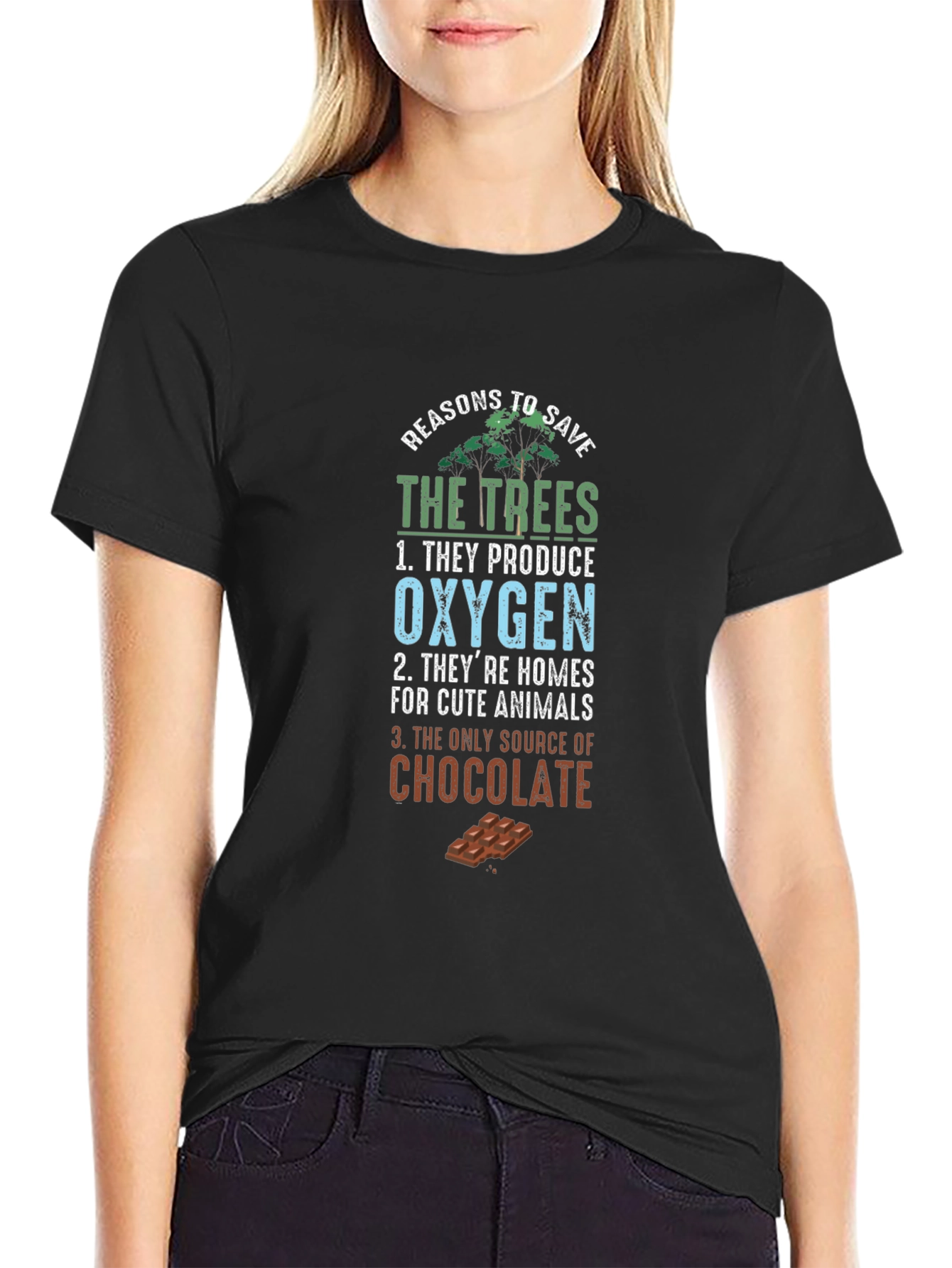 Reasons to Save the Trees Graphic Tee