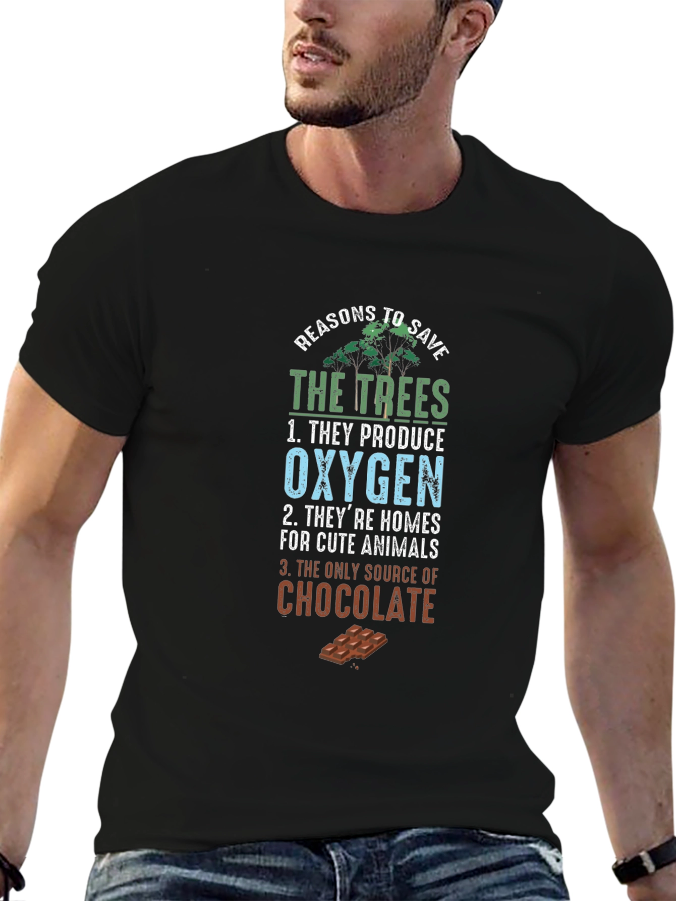 Reasons to Save the Trees Graphic Tee
