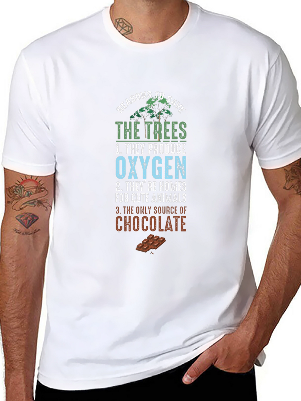 Reasons to Save the Trees Graphic Tee