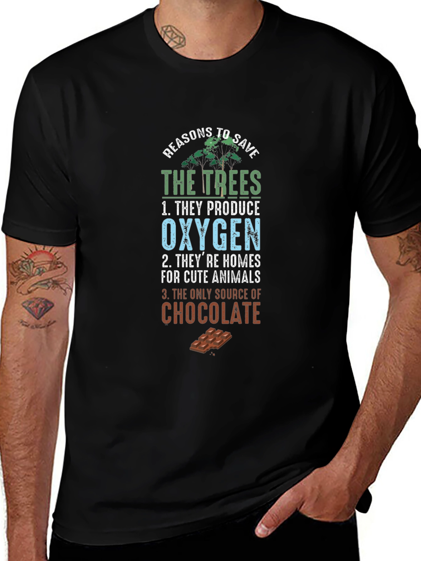 Reasons to Save the Trees Graphic Tee