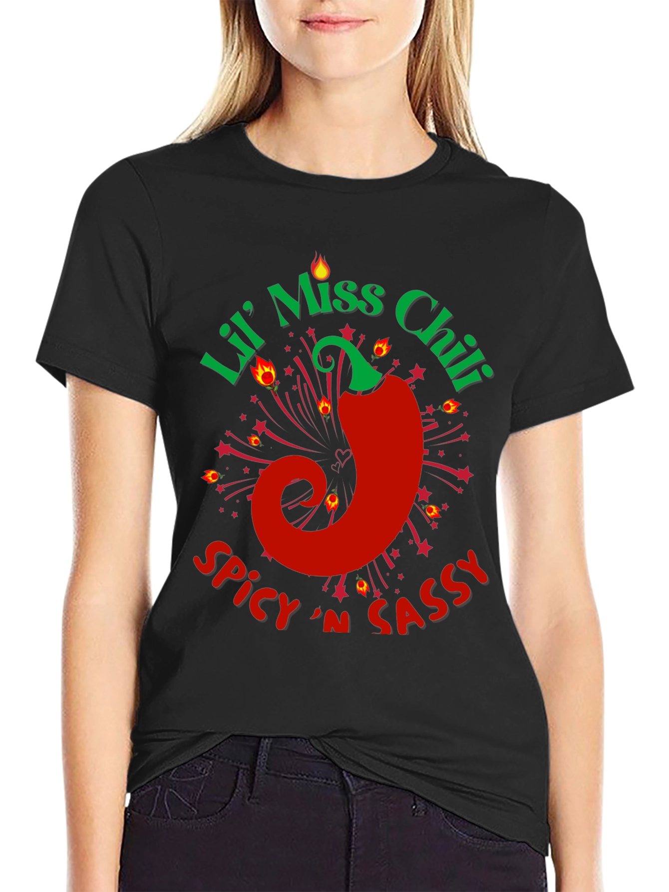 Lil Miss Chili Spicy n Sassy Graphic Tee