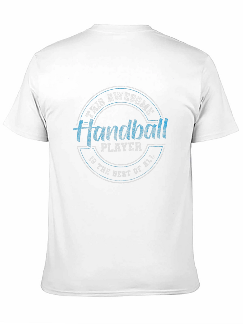 Awesome Handball Player Black T-Shirt