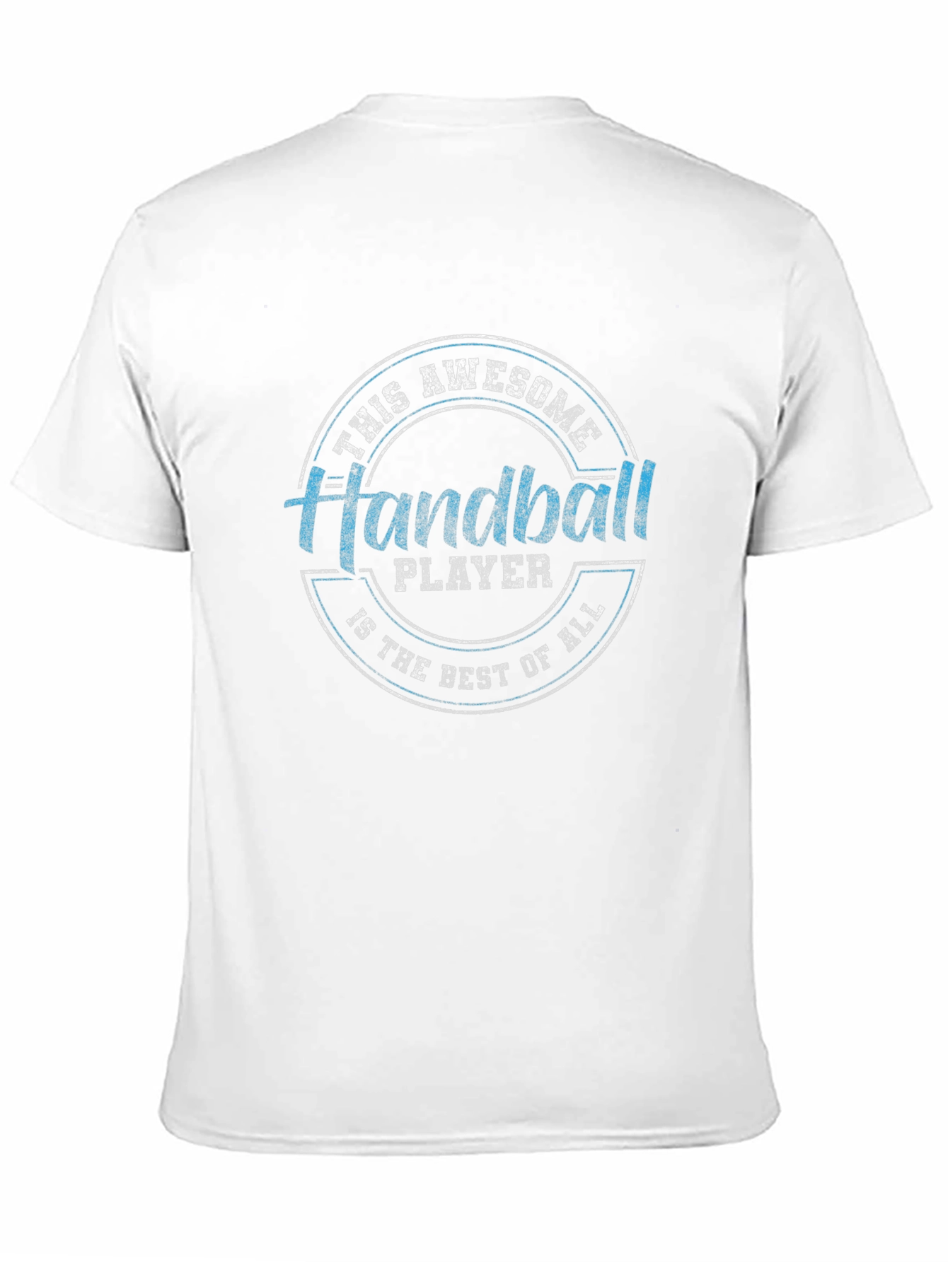 Awesome Handball Player Black T-Shirt