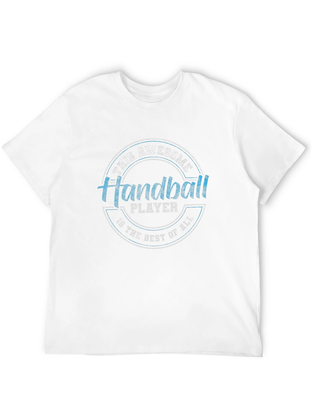 Awesome Handball Player Black T-Shirt