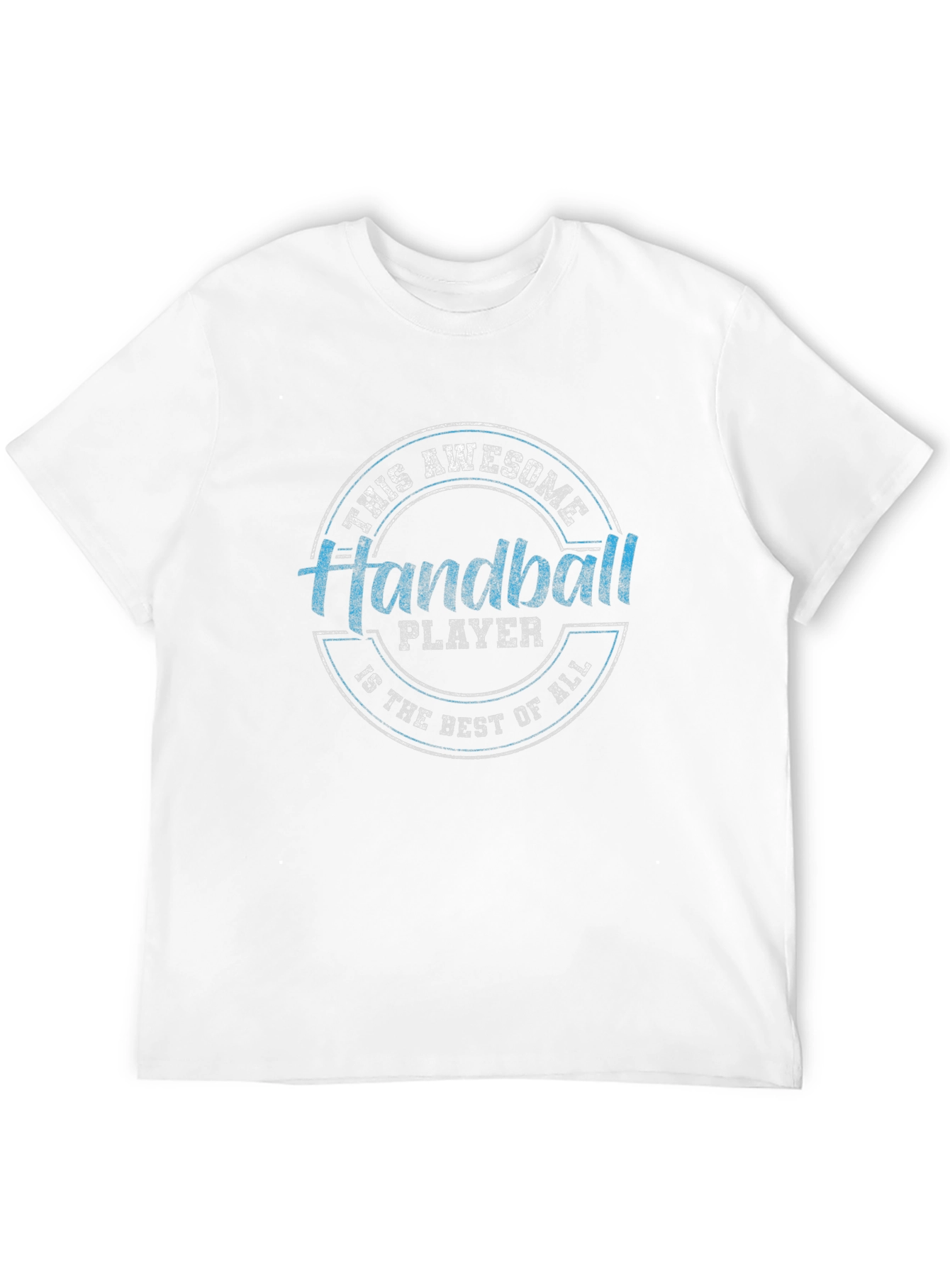 Awesome Handball Player Black T-Shirt