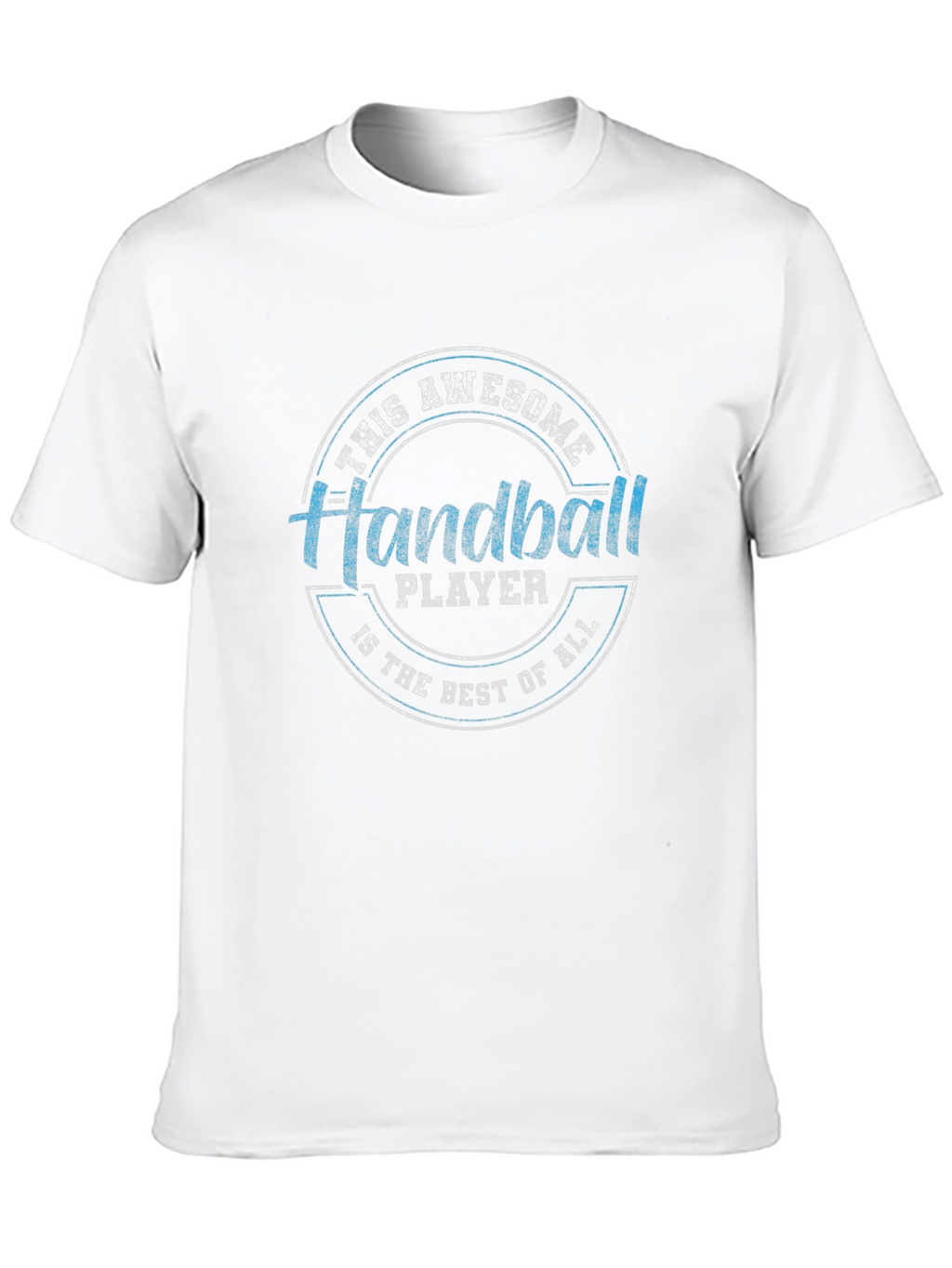 Awesome Handball Player Black T-Shirt