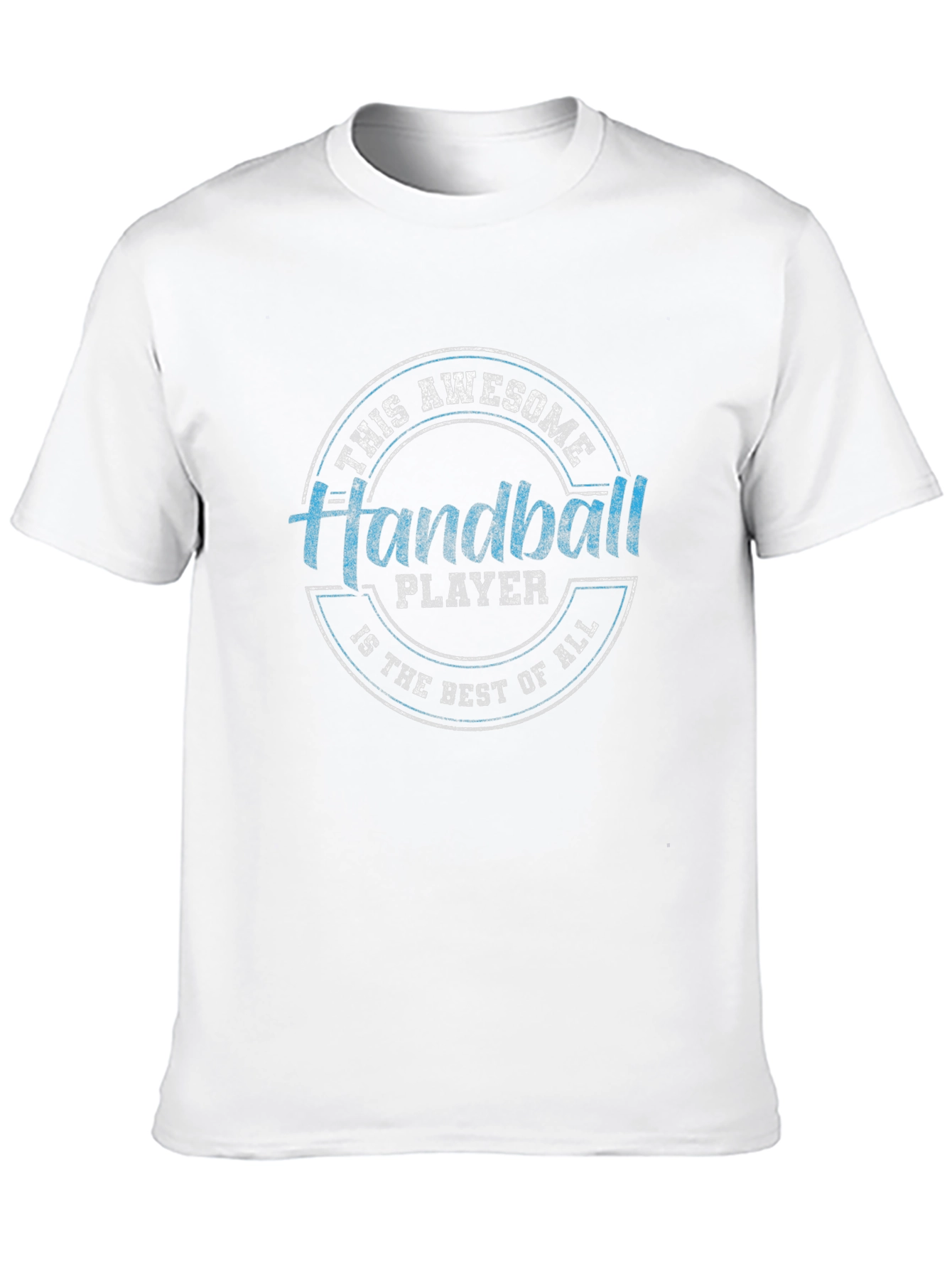 Awesome Handball Player Black T-Shirt