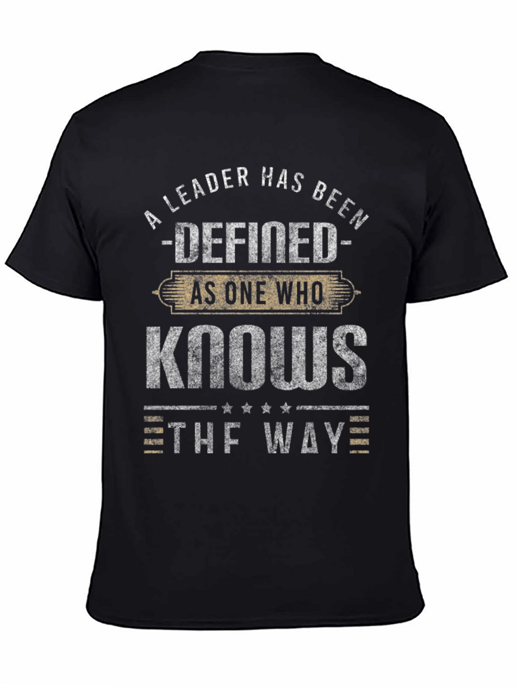 Leadership Definition Graphic Tee - Black