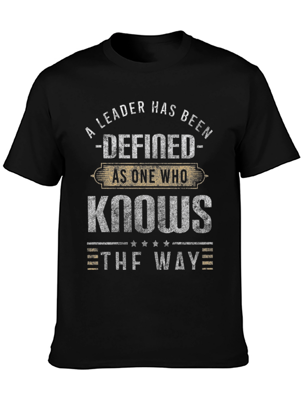 Leadership Definition Graphic Tee - Black