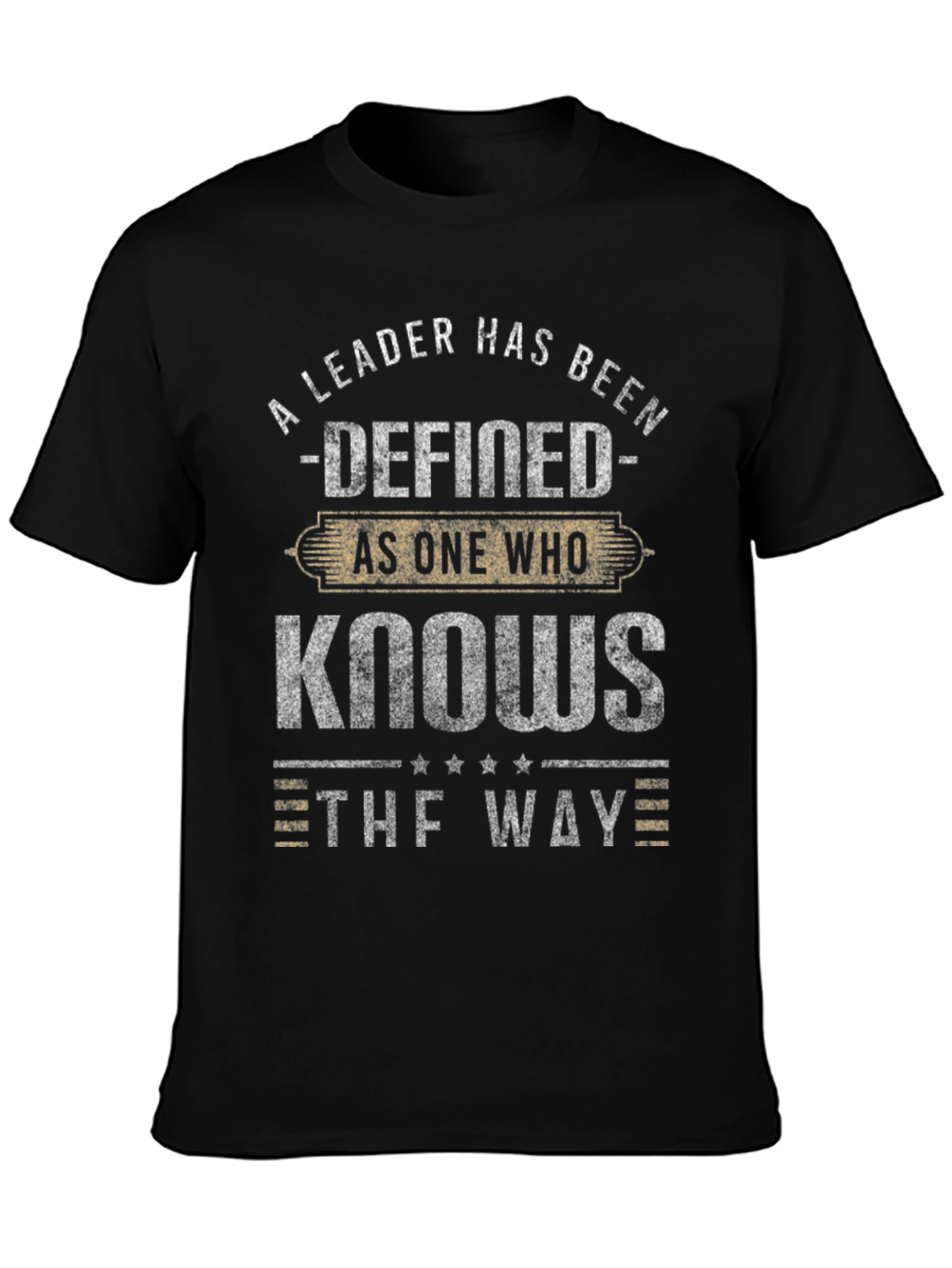Leadership Definition Graphic Tee - Black