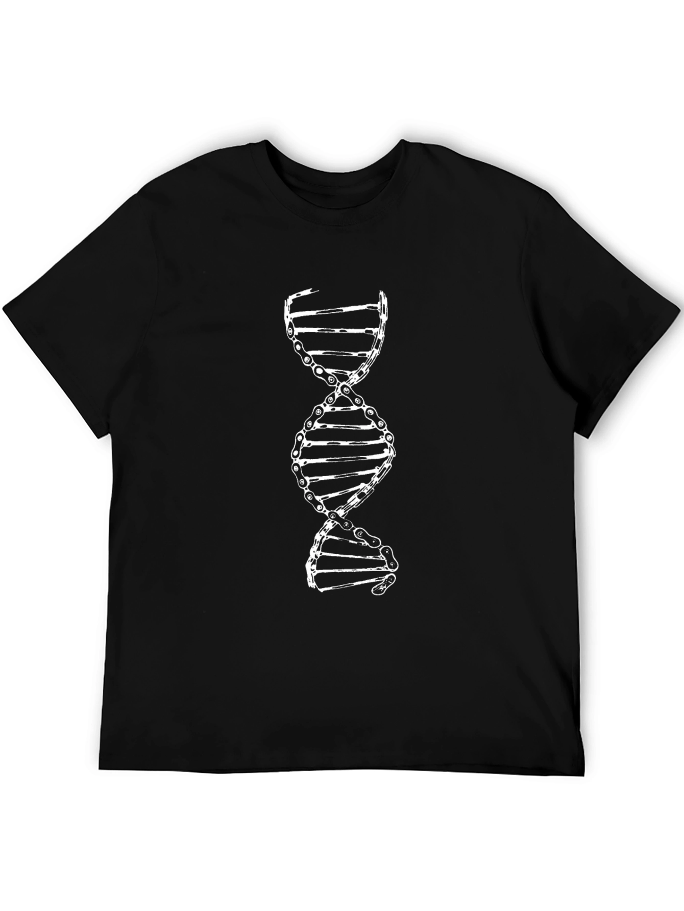 DNA Chain T-Shirt - Black Graphic Tee