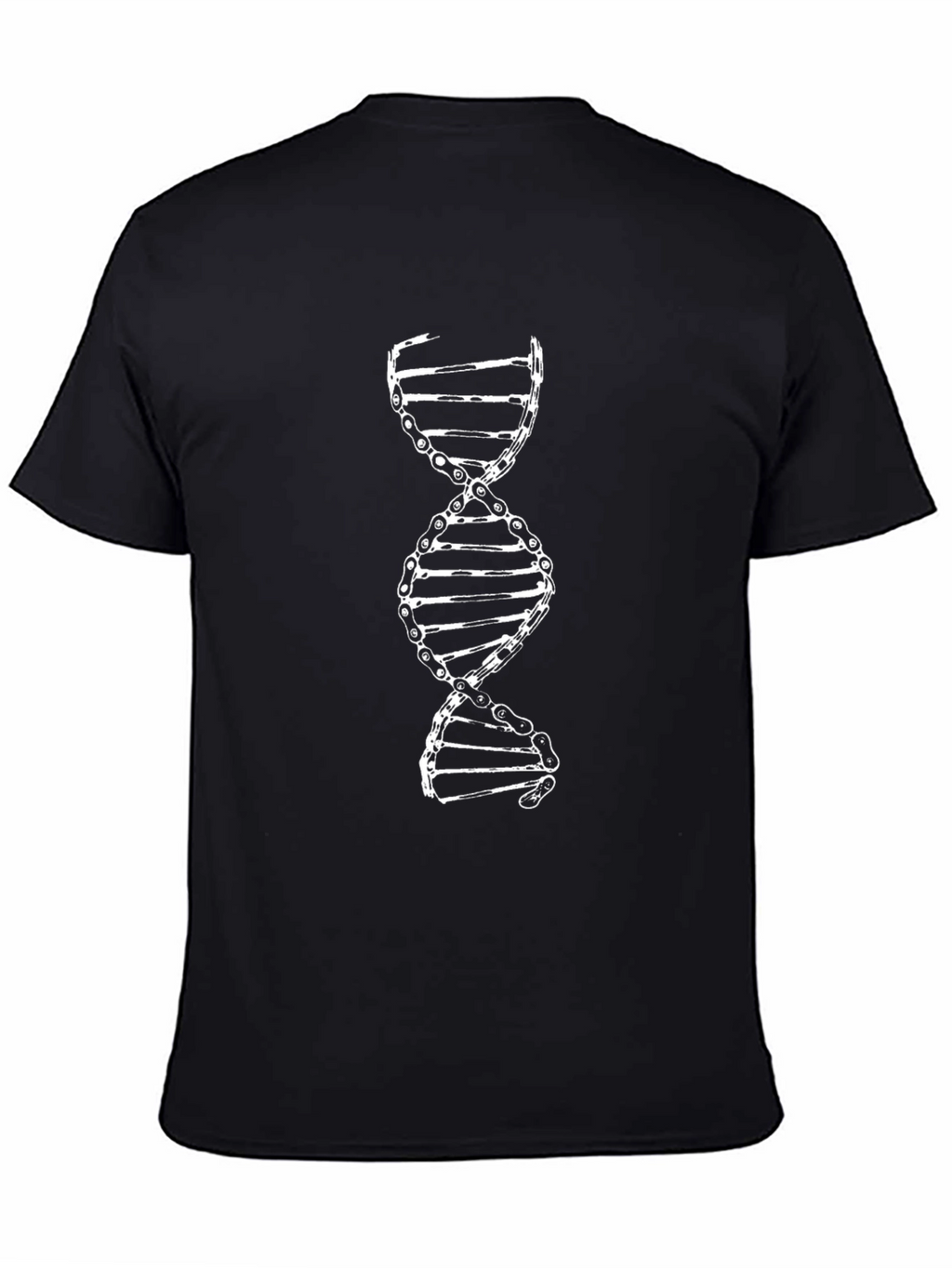 DNA Chain T-Shirt - Black Graphic Tee