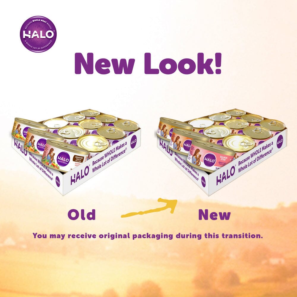 Halo Grain Free Variety Pack Chicken, Salmon & Turkey Canned Cat Food