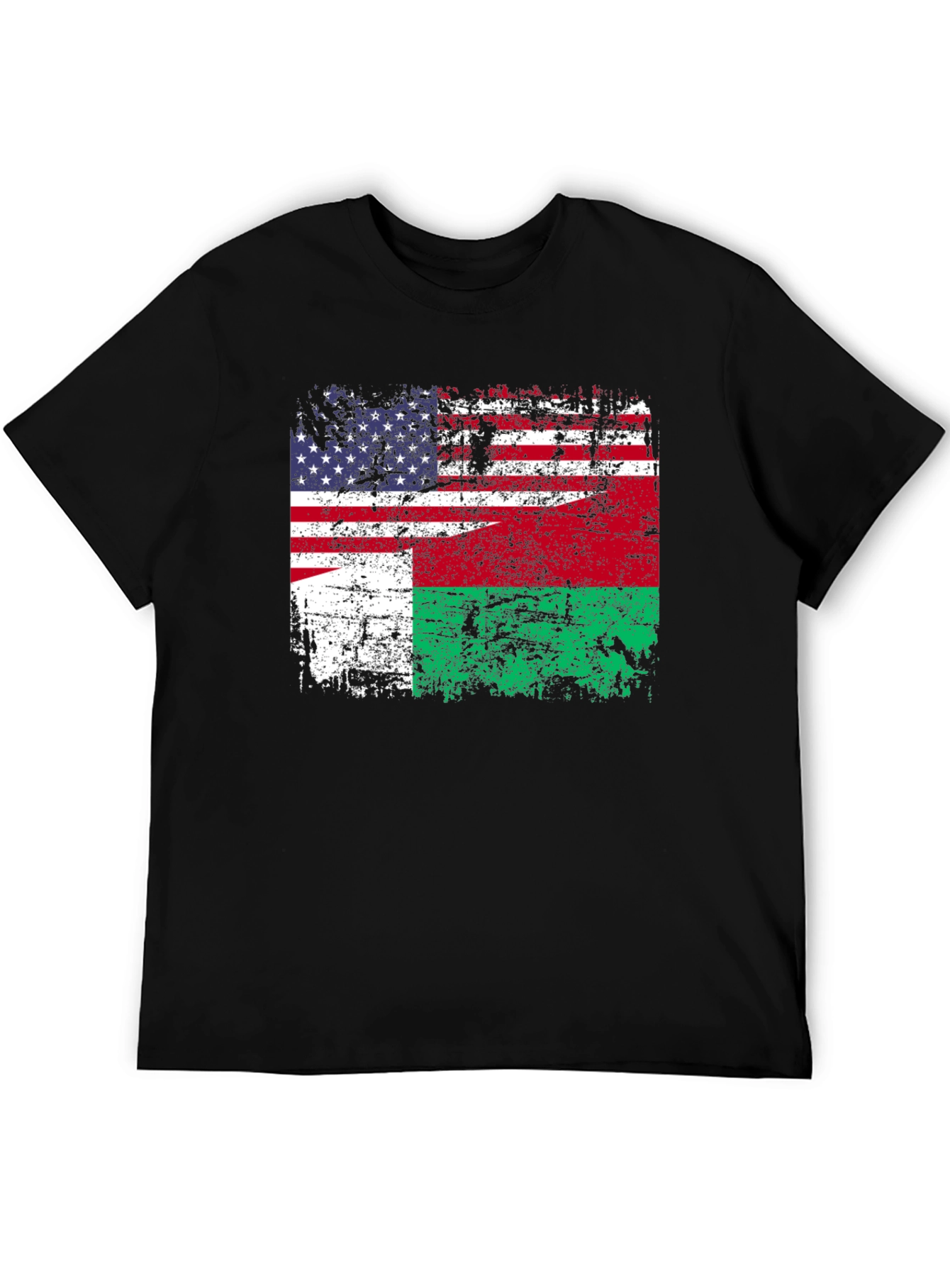 US Madagascar Flag T-Shirt - Patriotic Design