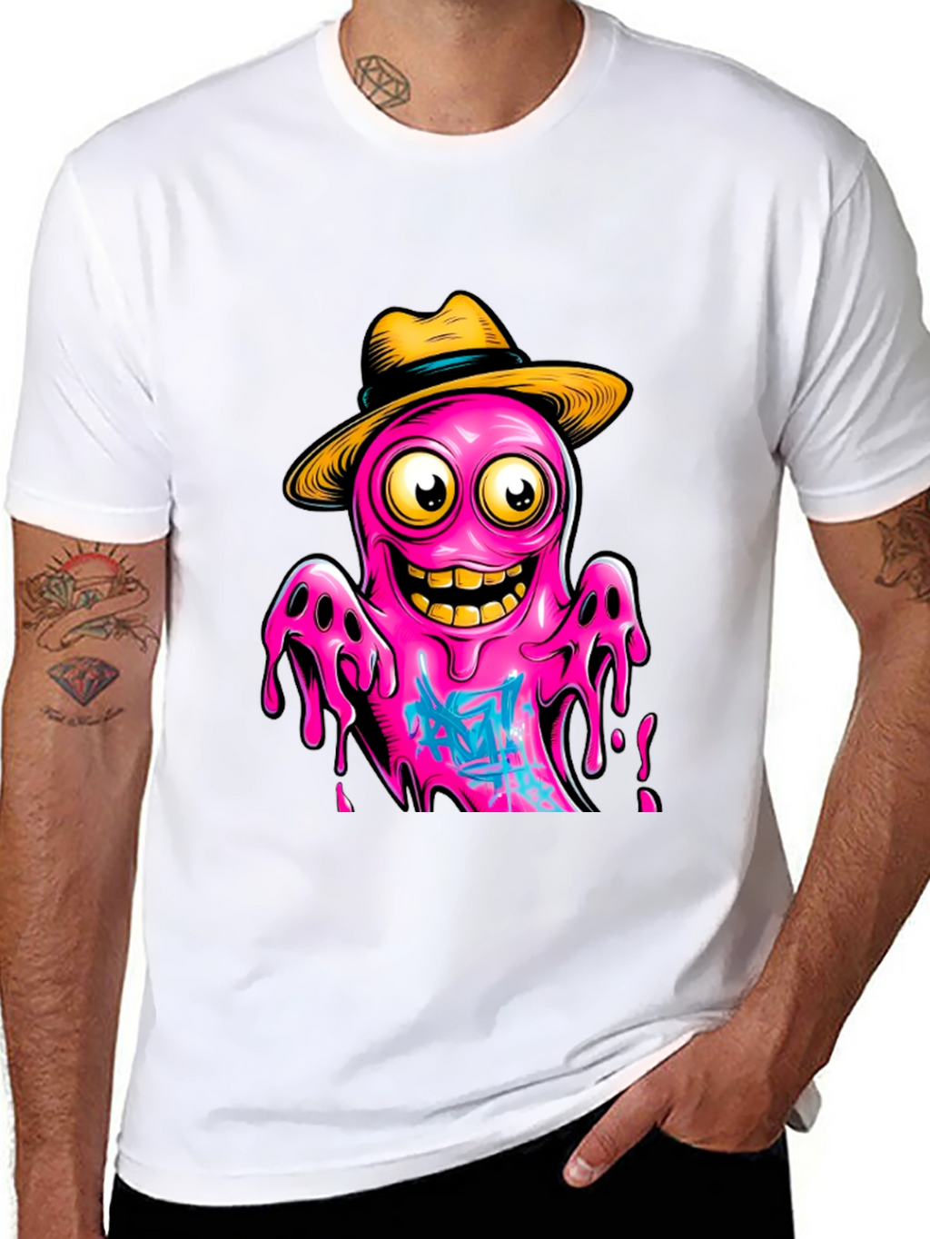Cartoon Octopus T-Shirt - Funky Graphic Tee