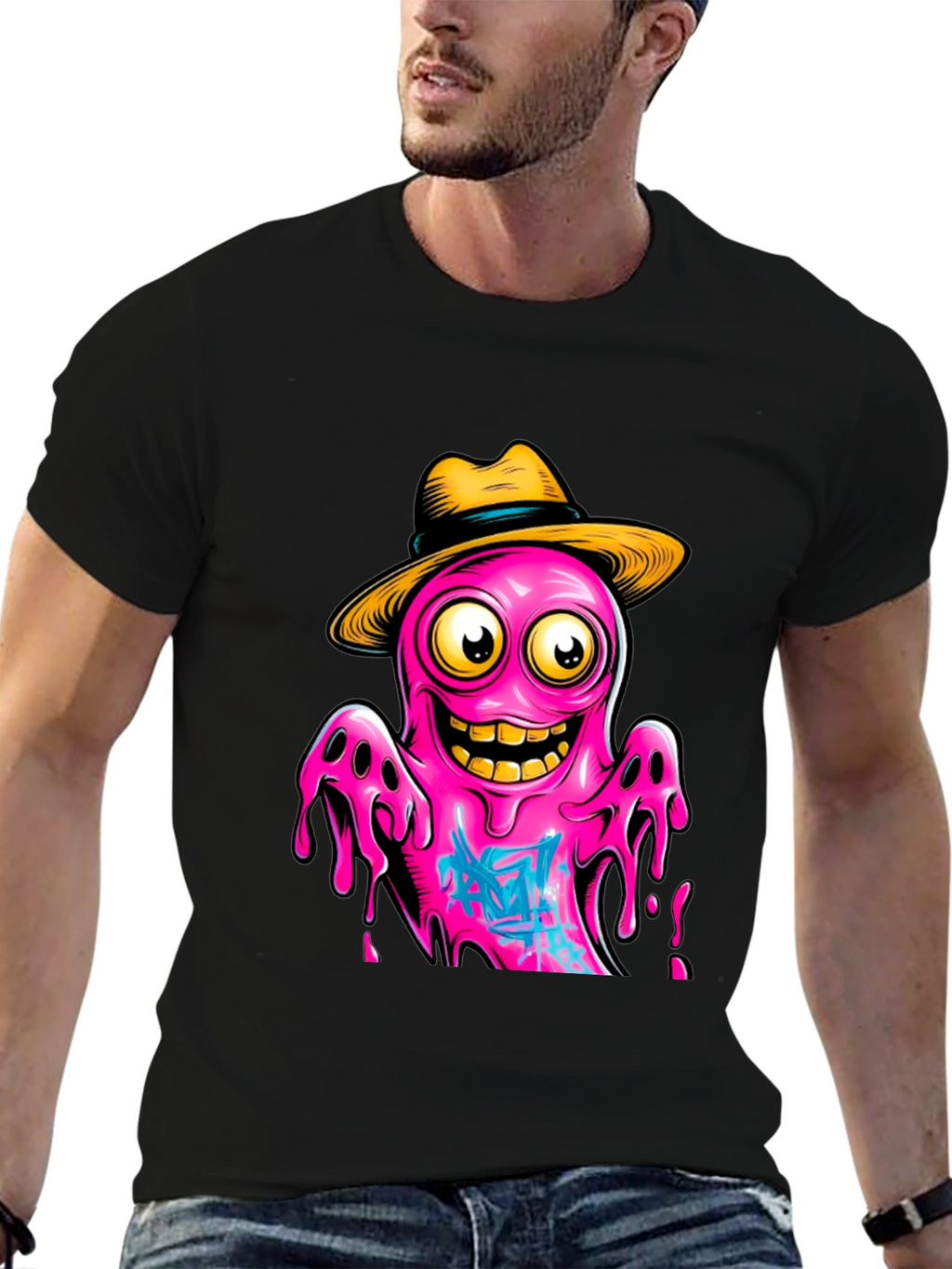 Cartoon Octopus T-Shirt - Funky Graphic Tee