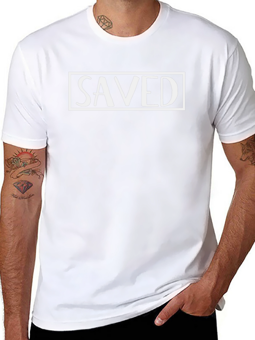 Saved Graphic Tee - Christian T-Shirt