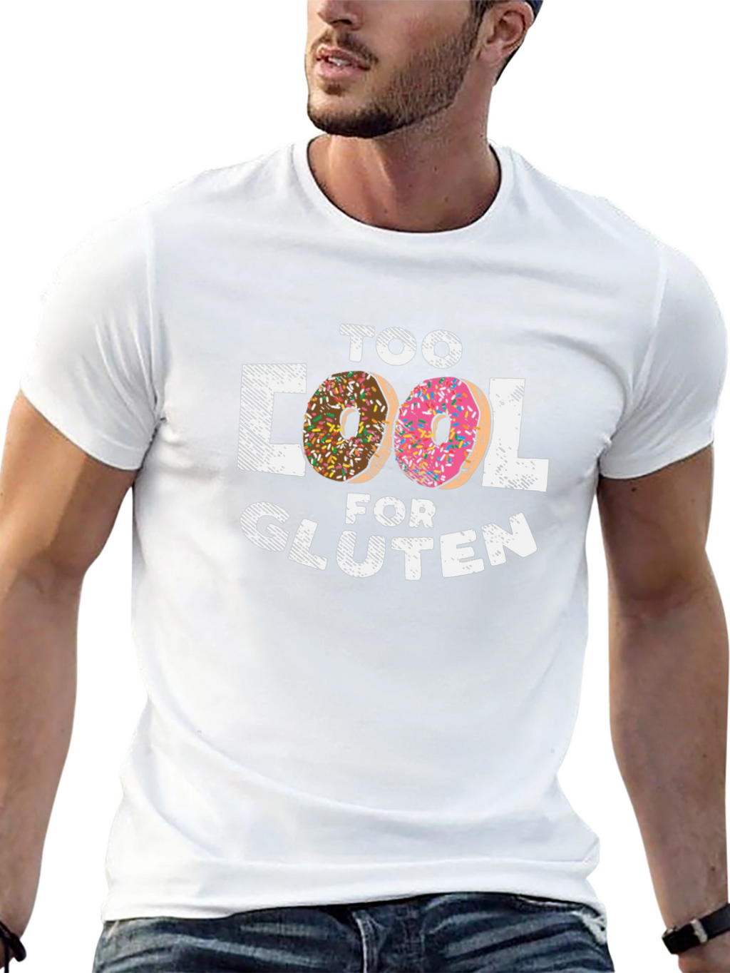 Too Cool For Gluten Donut T-Shirt