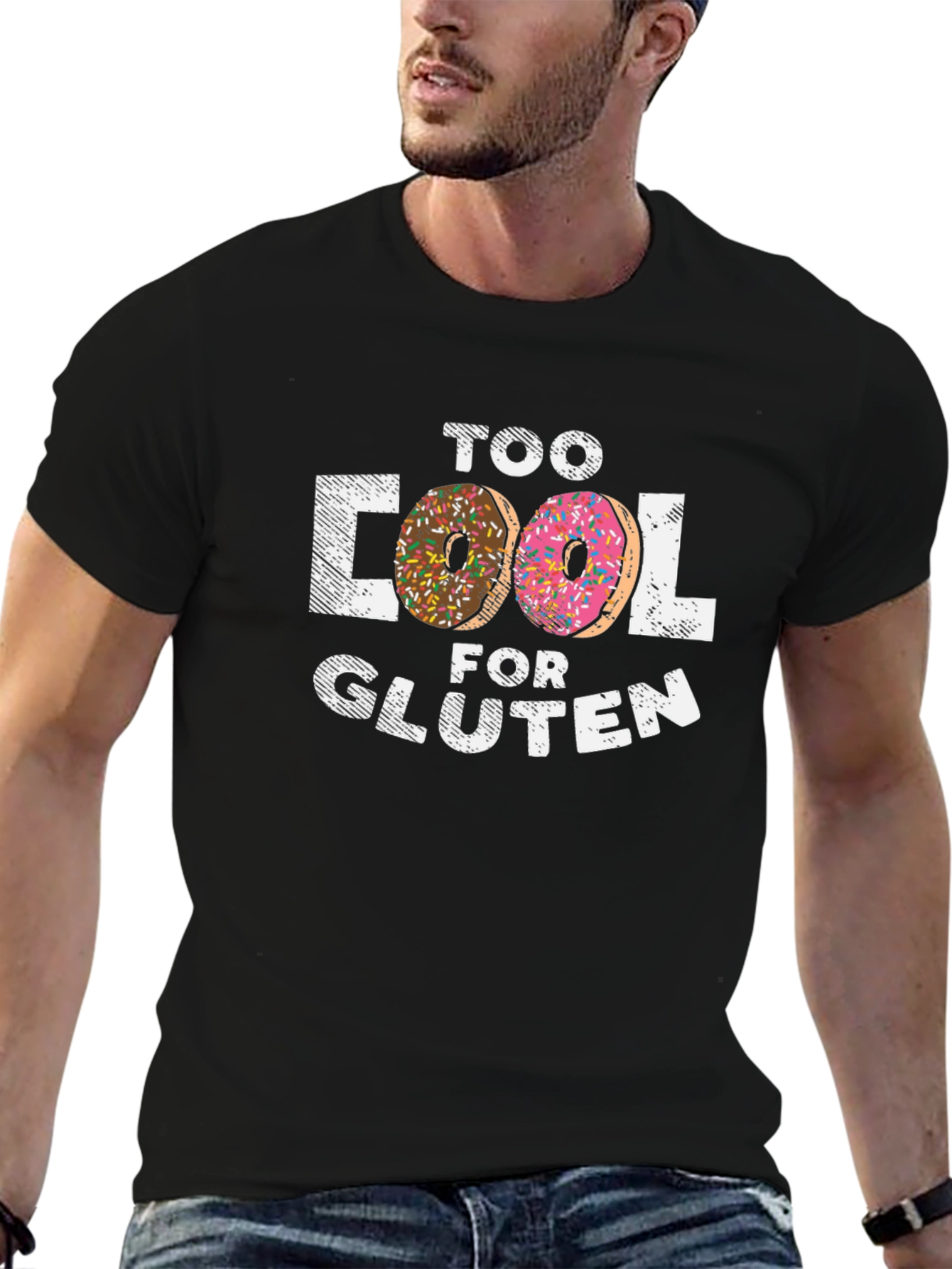 Too Cool For Gluten Donut T-Shirt