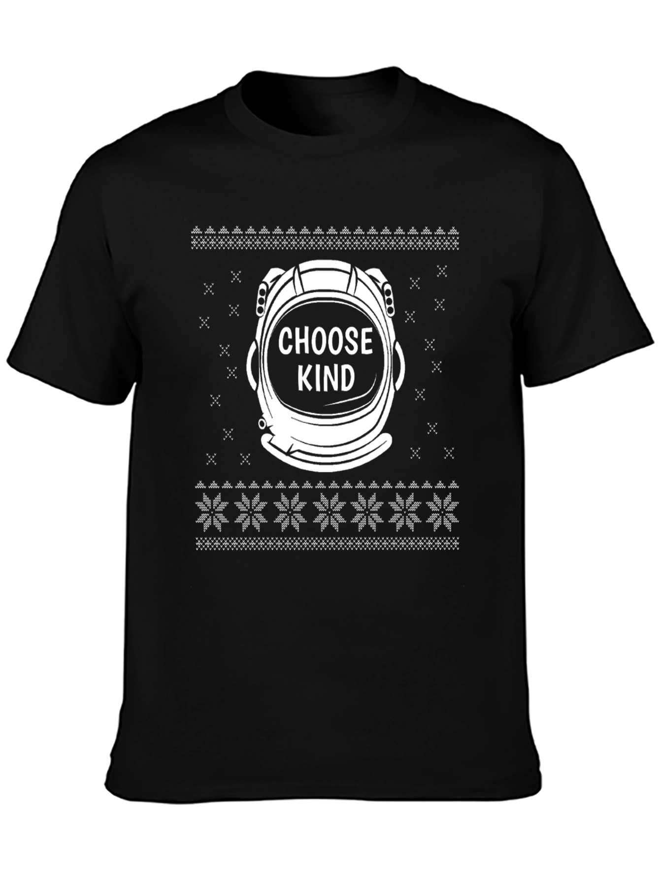 Choose Kind Astronaut Helmet Graphic T-Shirt