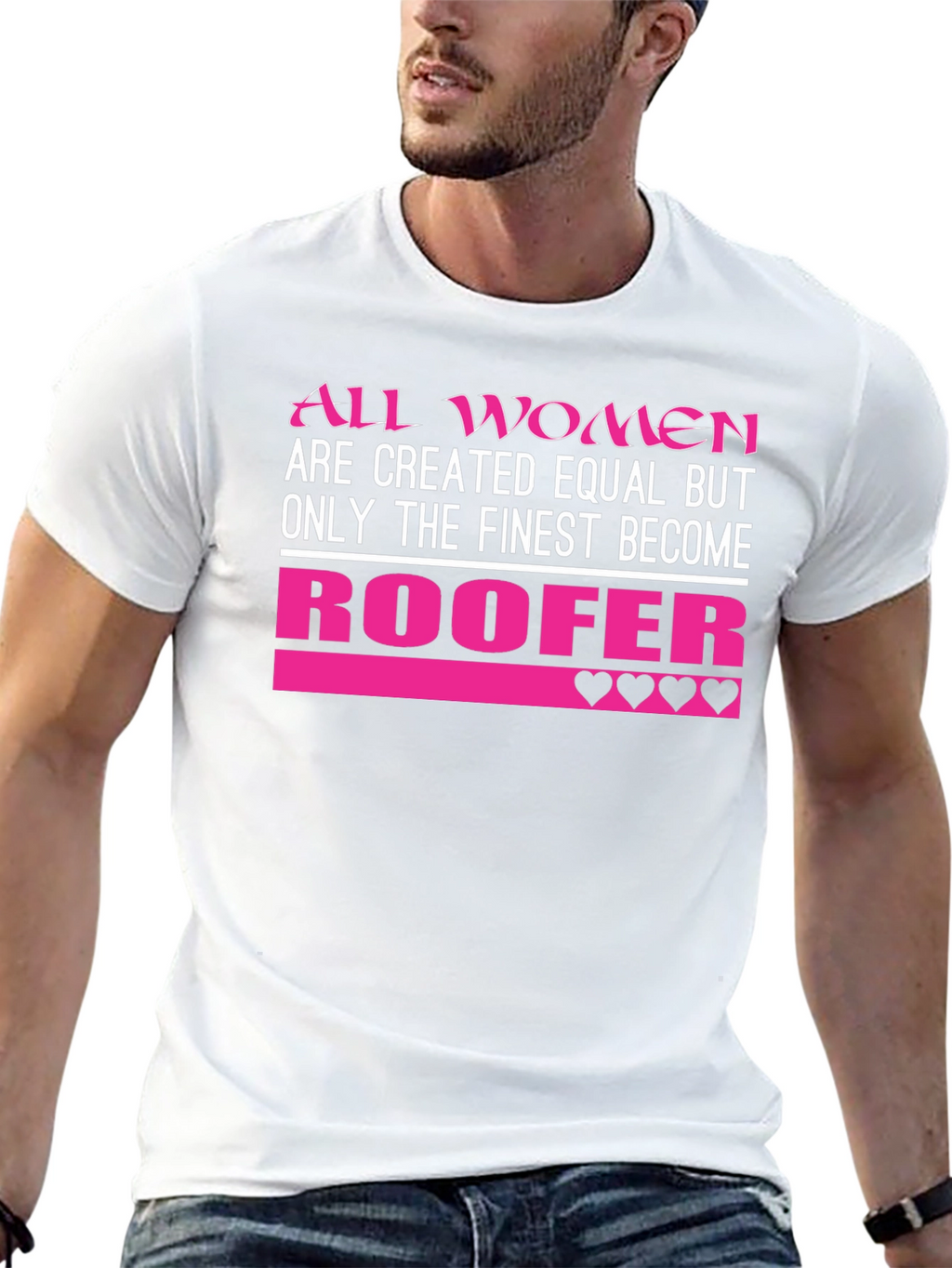 Finest Women Roofer T-Shirt - Black